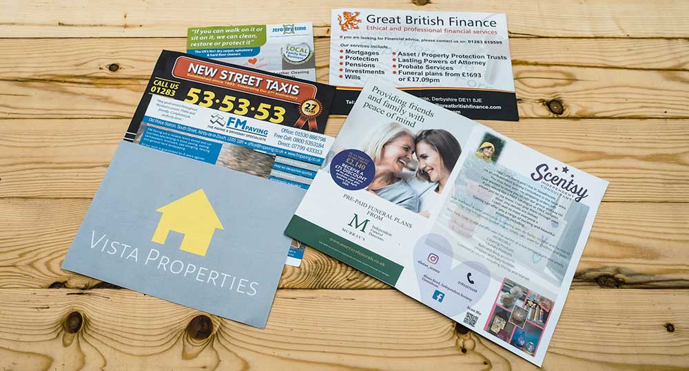 Leaflet Distribution Service Covering Swadlincote, Burton and Ashby